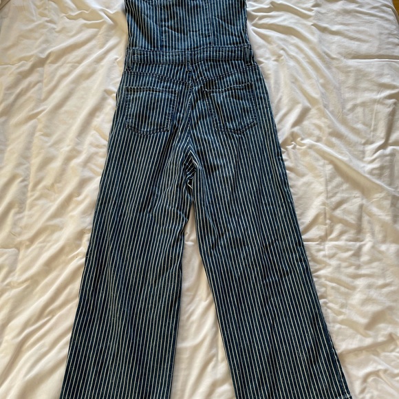 Pin striped denim jumper - Picture 2 of 5